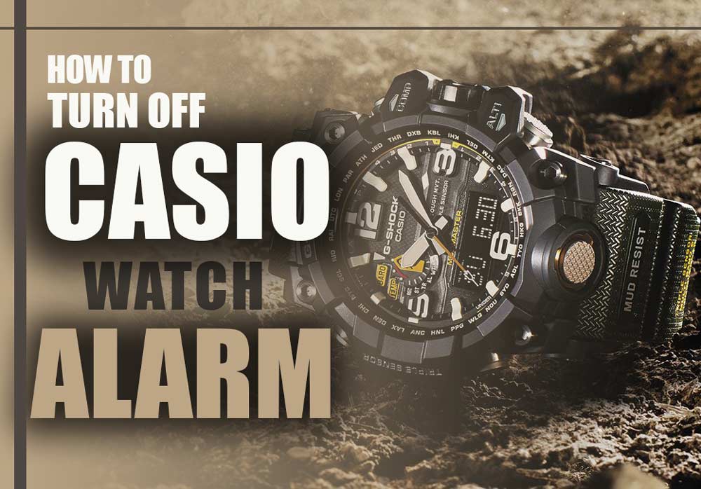 turn off casio watch alarm