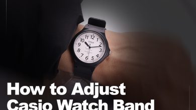 How to Adjust a Casio Watch Band