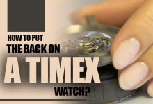 How to Put the Back on a Timex Watch