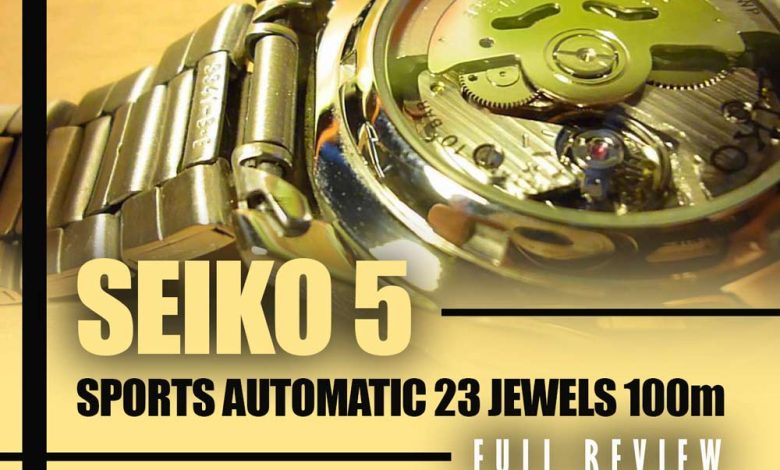Seiko 5 Sports Automatic 23 Jewels 100m