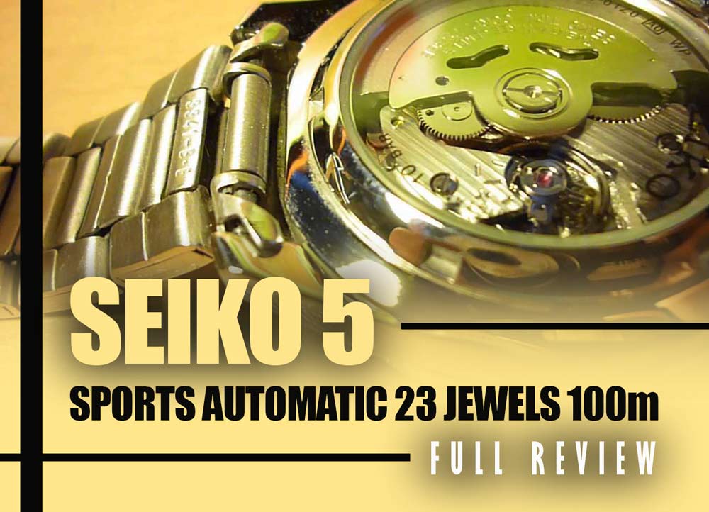 Seiko 5 Sports Automatic 23 Jewels 100m