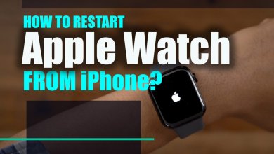 Restarting Apple Watch From iPhone