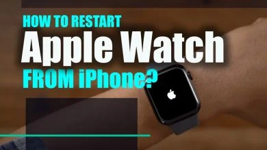 Restarting Apple Watch From iPhone