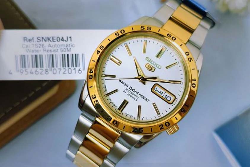 Seiko SNKE04 Gold Watch