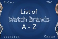 List of Watch Brands A to Z