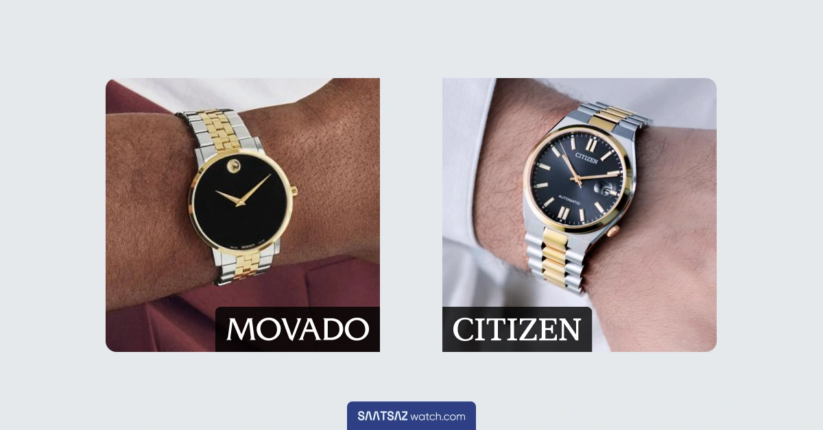 Movado VS Citizen Classic Watches