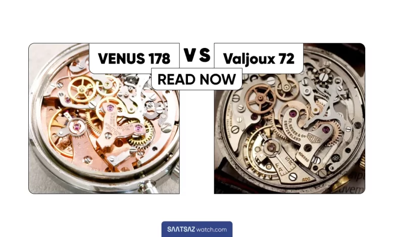 Venus 178 vs Valjoux 72 Chrono Movements