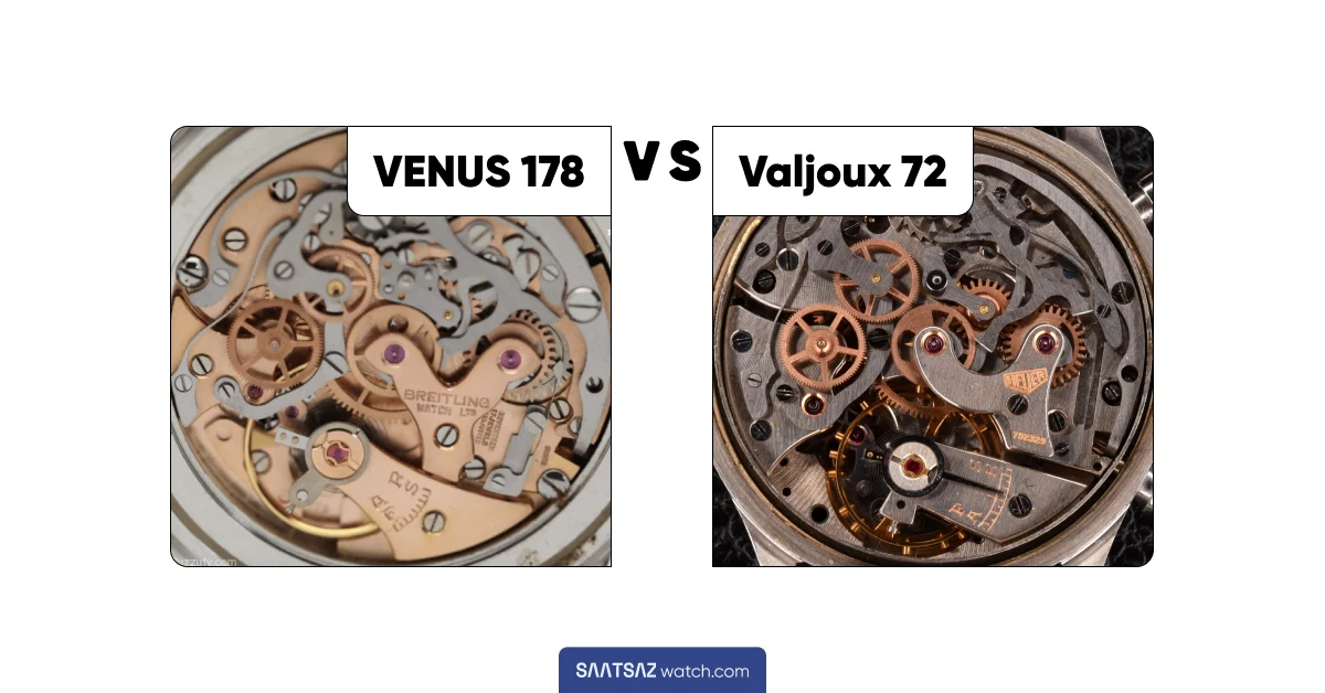 Venus 178 vs Valjoux 72 Chronographs